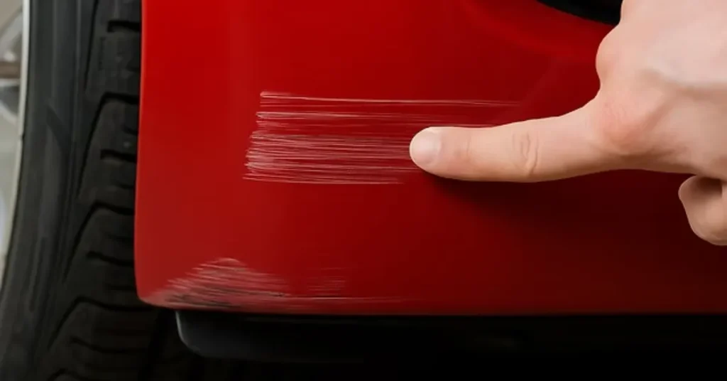 Rental car scratch or dent